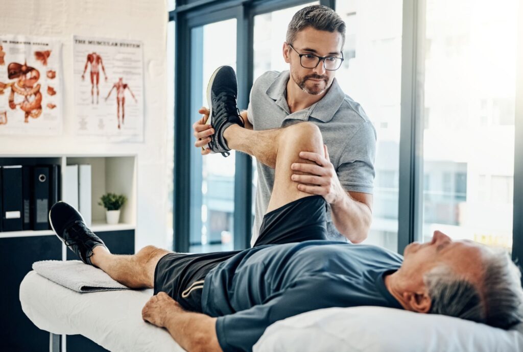 Shift Physiotherapy clinic treatment room setup with clean, welcoming atmosphere